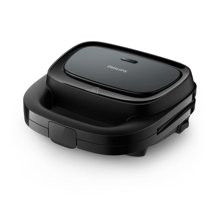 Sandwichmaker - PHILIPS - HD2331/90 - 750 W - Dreieckige Platten - Schwarz
