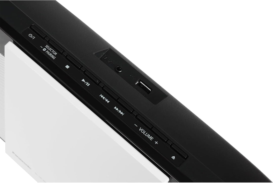 Panasonic SC-HC304EG-W Design-Stereo mit Digital DAB+ (Bluetooth, UKW, , CD, Micro- mit 20 Watt RMS)