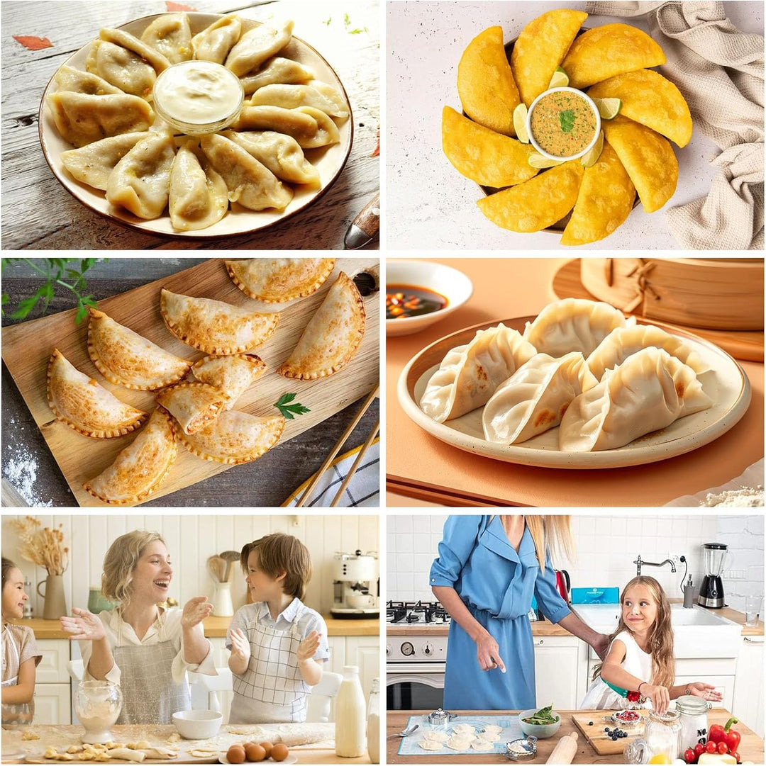 8 Stück Ravioli Former Dumpling Maker Teigtaschenformer Edelstahl Knödel Ravioliformer Set Tortellin