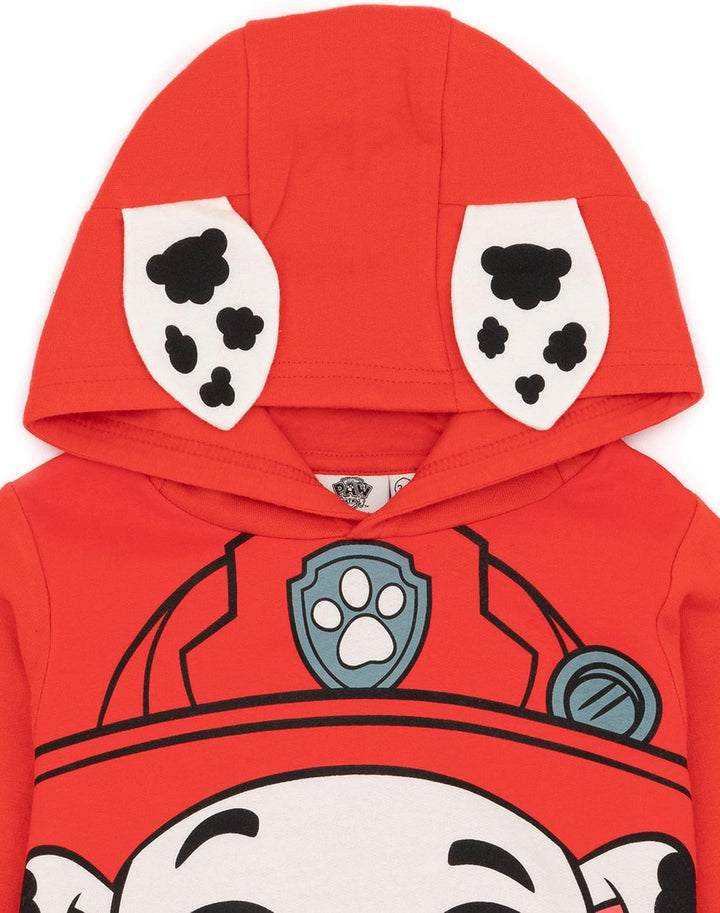 PAW PATROL Kids Hoodie Chase Marshall Skye Everest ODER Rubble 3D Ohren Pullover 4-5 Jahre Marsh, 4-