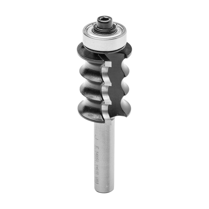 ENT 14850 Dekorativer Profilfräser HW, Schaft (S) 8 mm, Durchmesser (D) 22,2 mm, NL 25,4 mm, R 3,2 m