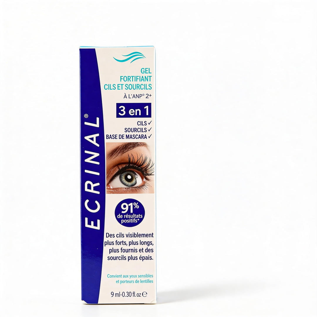 ECRINAL Strengthening Lash Gel mit ANP2+ für Wimpern- & Augenbrauenwachstum, reich an Omega 3, parab