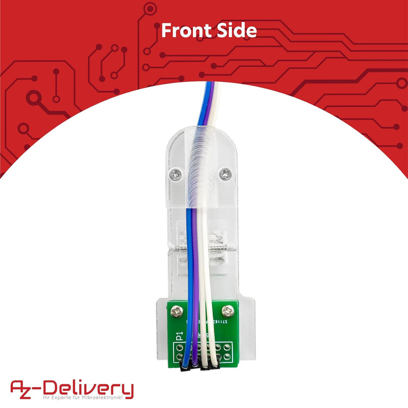 AZDelivery 3 X 4 Pin Programmer I2C Modul Test Werkzeug PCB Klemme 1 * 4P Gold-beschichtete Pogo Pin