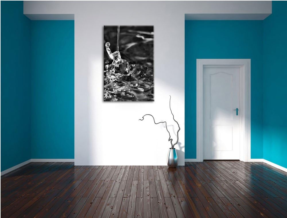 Pixxprint Monocrome, rote Flüssigkeit, Format: 100x70 auf Leinwand, 100x70