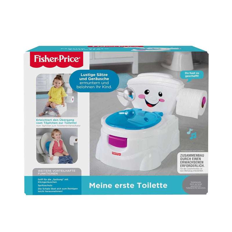 Fisher-Price P4326 - Meine erste Toilette, Töpfchen, mit Geräuschen und Musik, für Kleinkinder meine