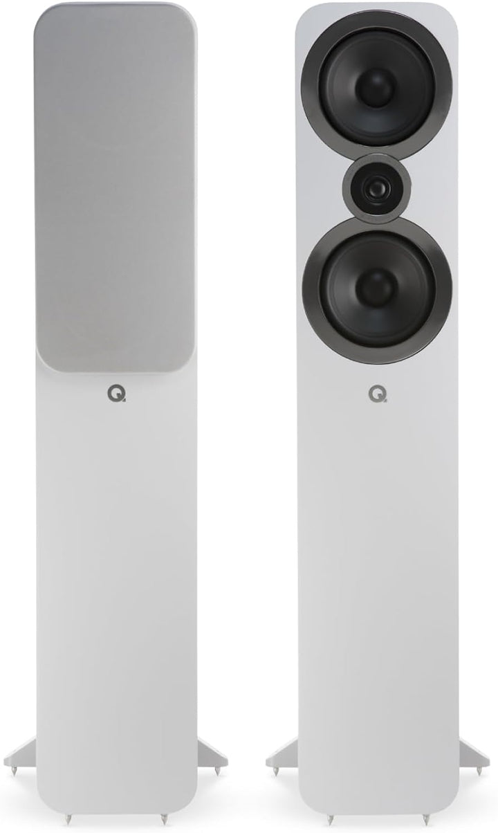Q ACOUSTICS 3050i Standlautsprecher Paar Arctic White - 2-Wege-Reflexgehäuse, Bass-Treiber 2 x 165 m