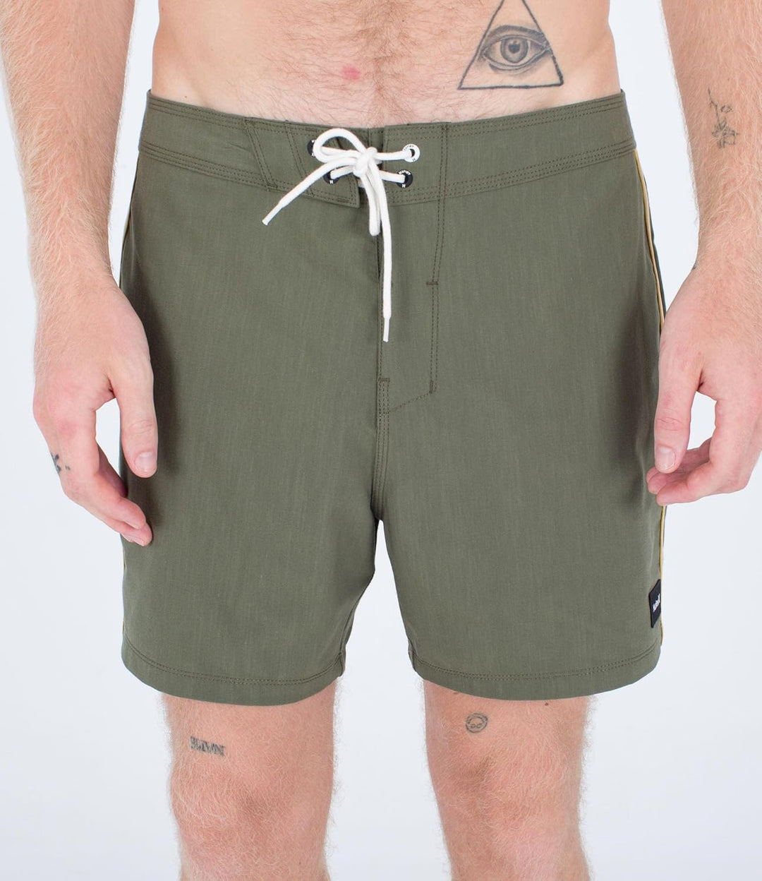 Hurley Herren Phantom Naturals Sessions 40 cm Boardshorts, Kohlefarn, 32