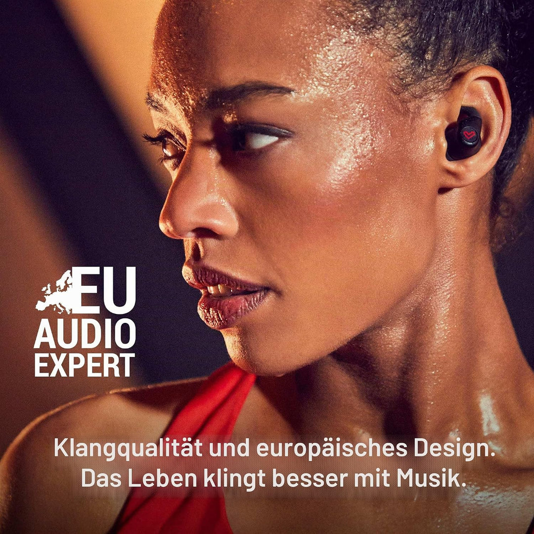 Energy Sistem Freestyle Sport-Kopfhörer (Bluetooth® 5.3, True Wireless Stereo, Secure Fit+, IPX5, ES