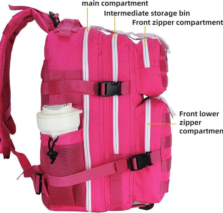 Lovelinks21 Taktischer Assault-Rucksack, 45 L, 3 Tage Pack Mit Molle Wasserdicht für Taktische Einsä