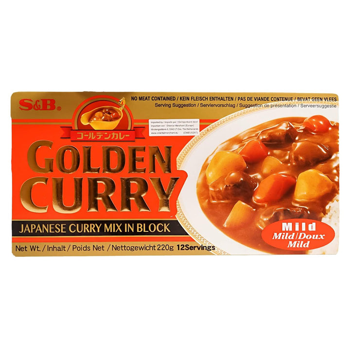 5er Pack (5x220g) S&B Golden Japanisches Curry mild (Papa Vo®)