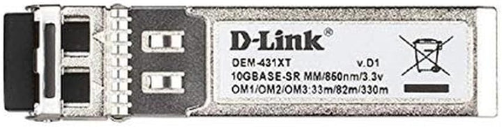 D-Link DEM‑431XT SFP+ Transceiver (unterstützt 10 Gbit/s Ethernet)