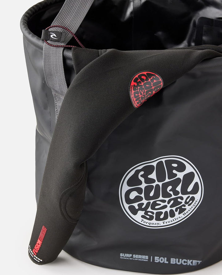 Rip Curl Surf Series 50L Changing Bucket 14RMUT - Black / Grey