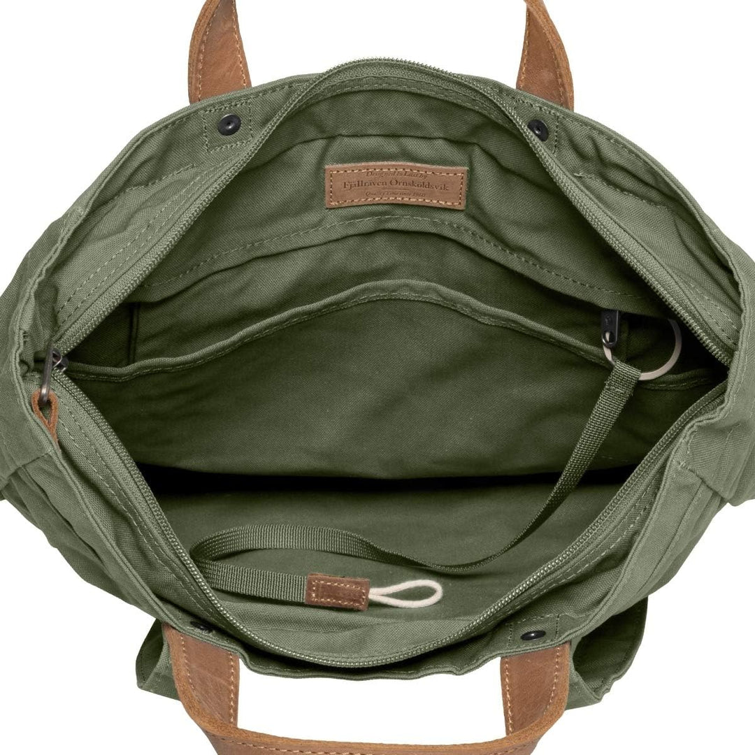 FJÄLLRÄVEN Unisex Erwachsene, Damen Umhängetasche Totepack No. 1 Grün (Green) Single, Grün (Green) S
