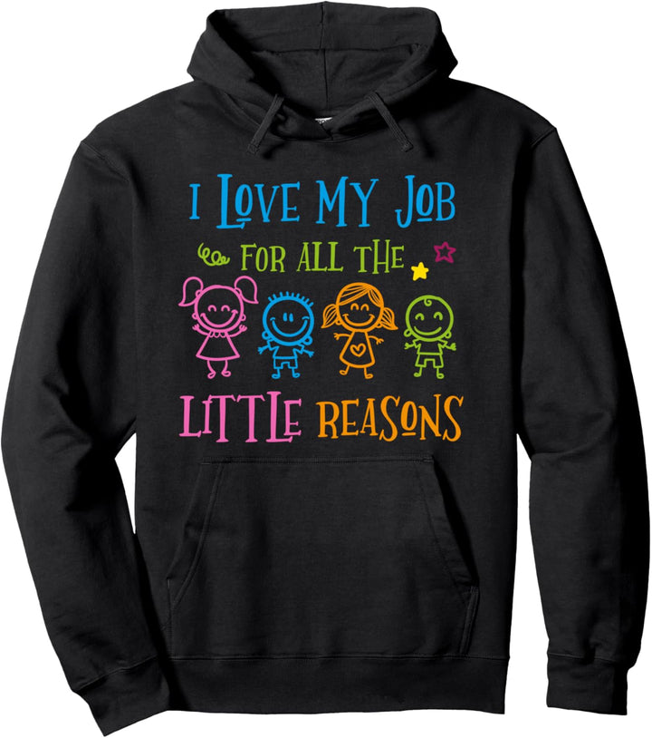 Kinder Erzieher Krabbelgruppe Tagesmutter Kita Kind Geschenk Pullover Hoodie