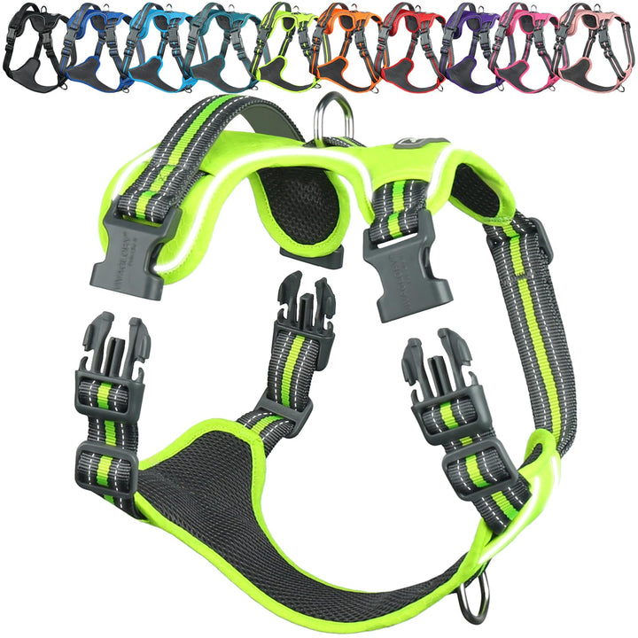 VIVAGLORY Easewalk Hundegeschirr, Anti Zug Hundegeschirr für Training &amp; Spazieren, Anti Zieh Geschir