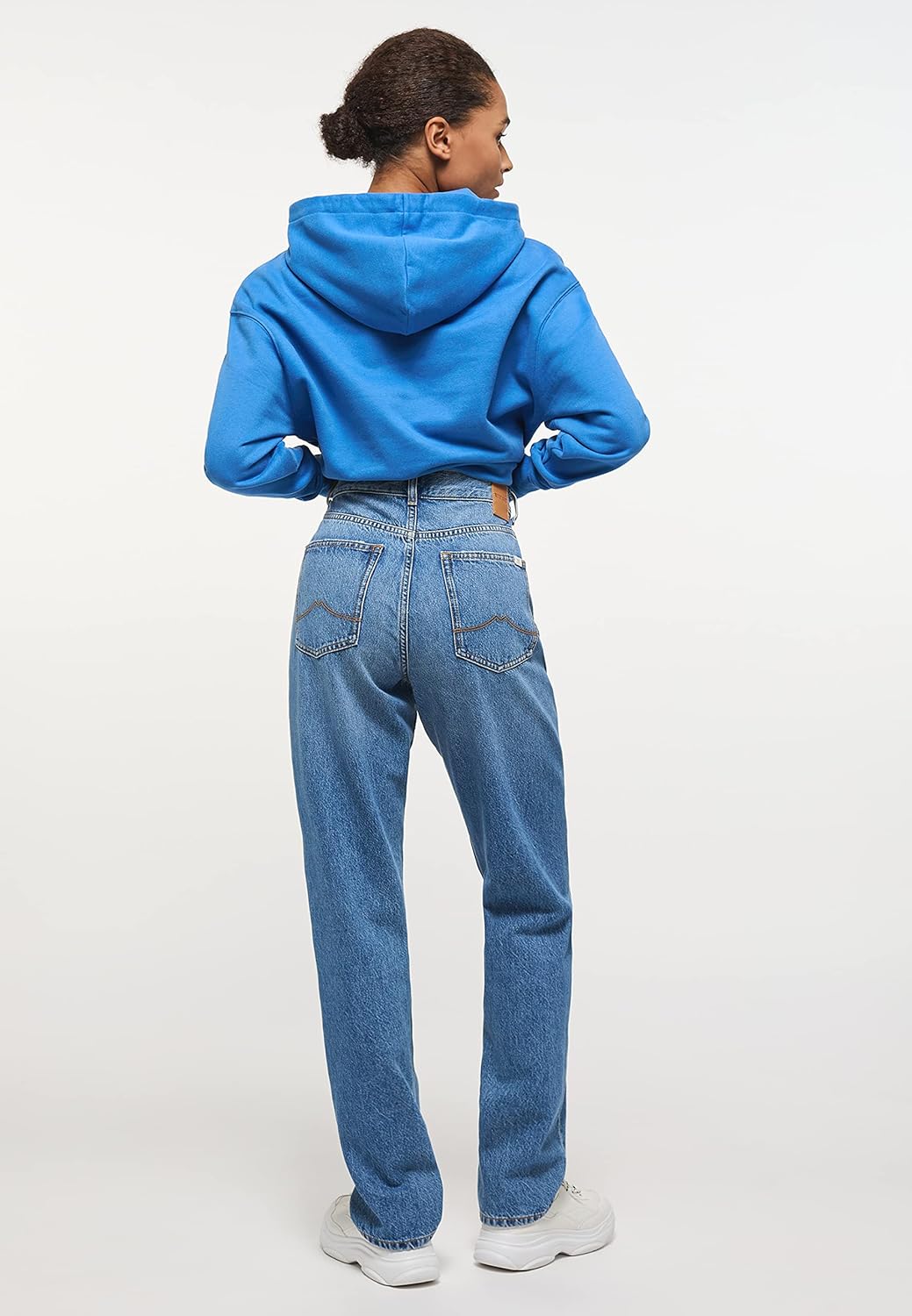 MUSTANG Damen Style Brooks Straight Jeans 28W / 32L Mittelblau 682, 28W / 32L Mittelblau 682