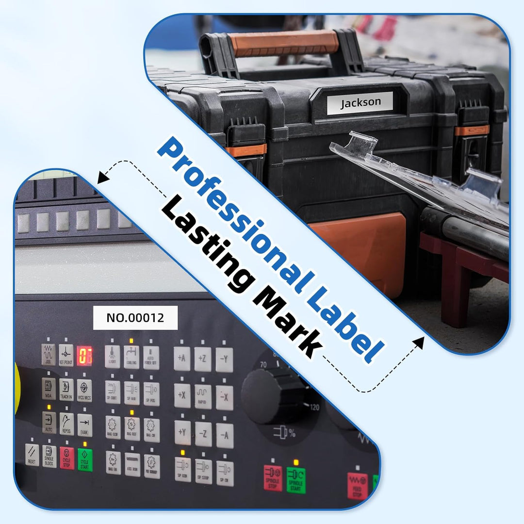 Tze-s231 Schriftband Kompatibel mit Brother P-touch Extra Stark Klebend für Brother P-touch PT-H105,