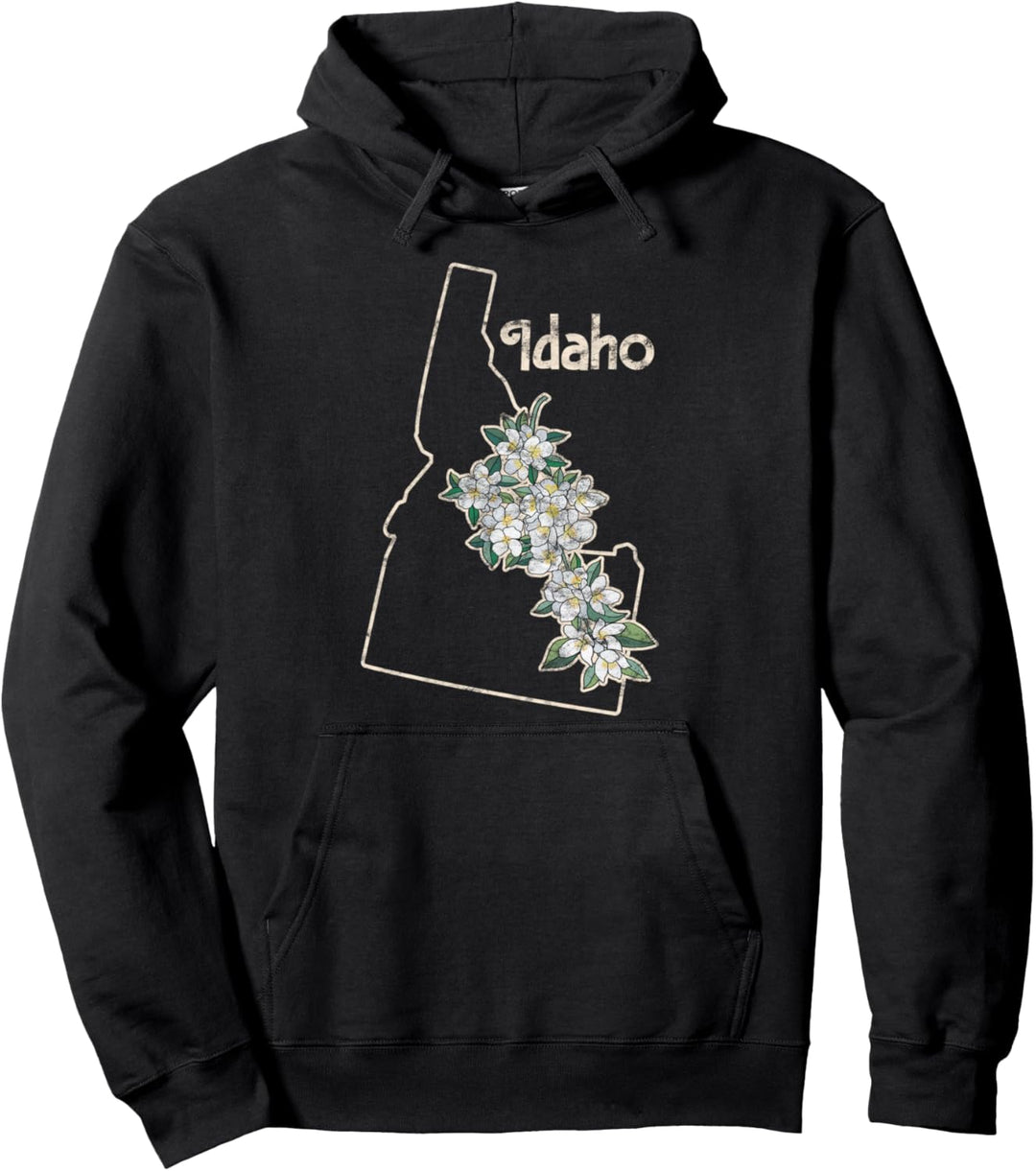 Idaho Syringa Blume Wildflower State Pullover Hoodie
