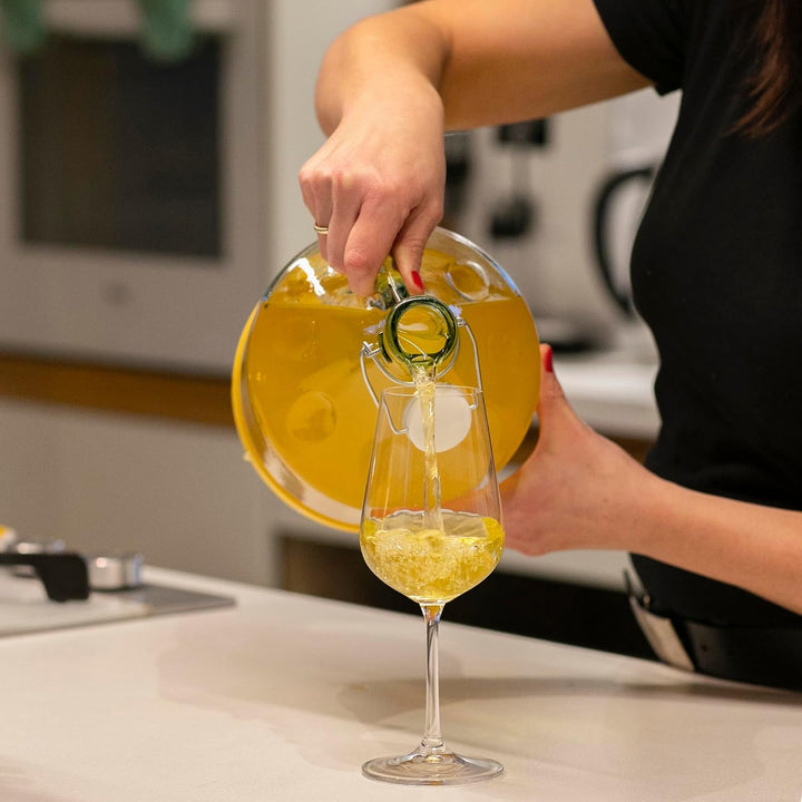 Unbekannt 6 STÜCK 5L Gärballon mit BÜGELVERSCHLUSS Flasche Glasballon Weinballon Bügelflasche Glasfl