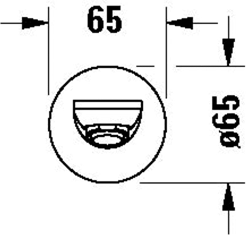 Duravit Wave Wanneneinlauf, Badewanneneinlauf mit runder Wandabdeckung, Zulauf Badewanne, Bronze Geb