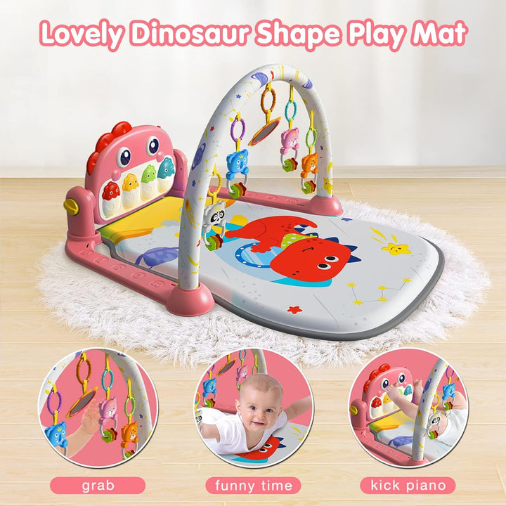 Eners Baby Gym Spielmatte Musikalische Aktivitätsmatte Piano Baby Play Gym Bauchzeit Gepolsterte Mat