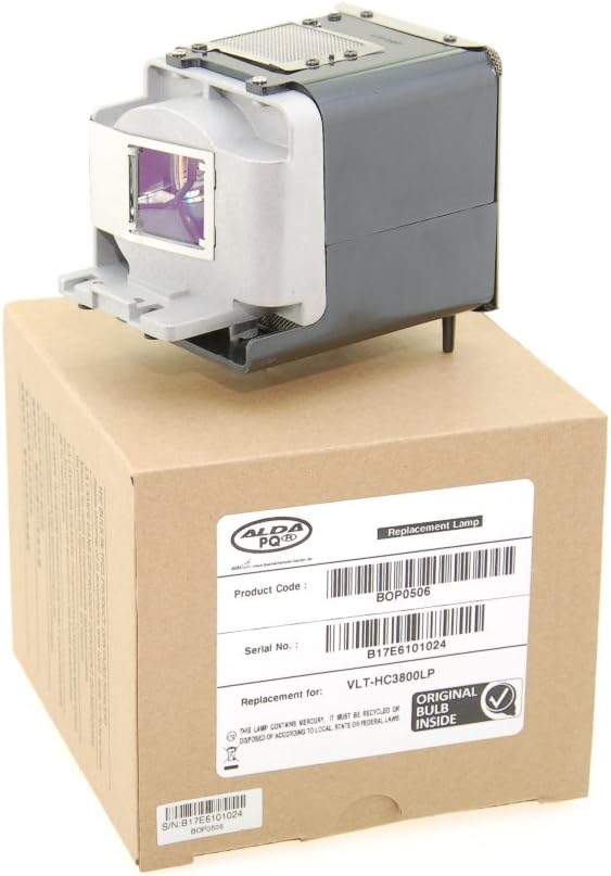 Alda PQ Professionell, Beamerlampe kompatibel mit VLT-HC3800LP für Mitsubishi HC3200, HC3800, HC3900