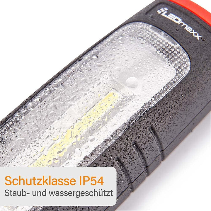 NCC-Licht LED Akku Arbeitsleuchte 2 in 1 Handlampe und Werkstattleuchte 3W SMD Kaltweiss 6500K