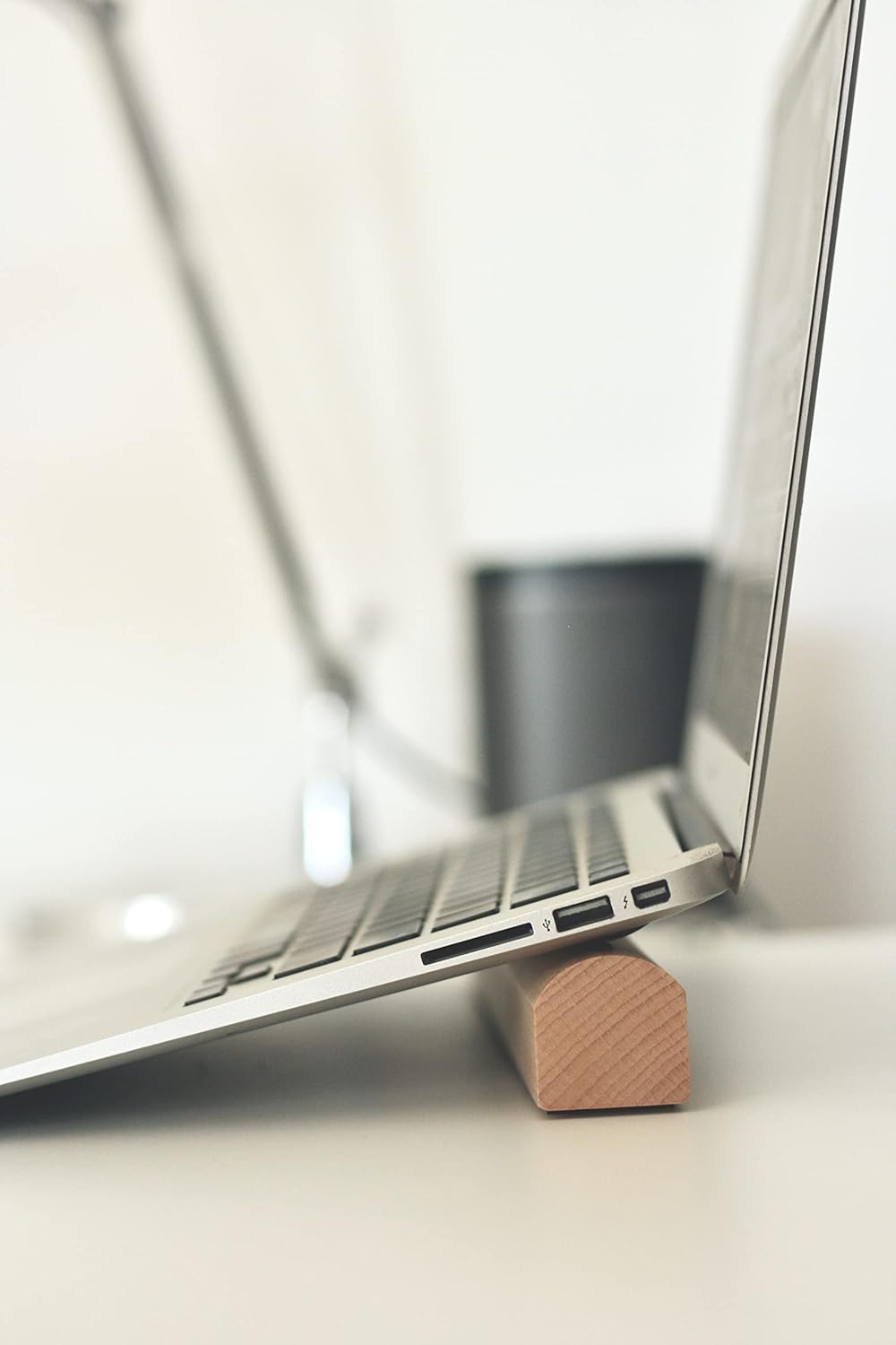 anaan Minus Laptop Ständer Holz Tragbar PC Ständer Notebook Ständer Kompatibel mit MacBook Pro/Air H