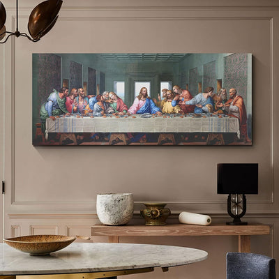 Mit Rahmen Grosses Leinwandbilder Bilder Das Letzte Abendmahl bild auf leinwand Wandkunst Modern Wan