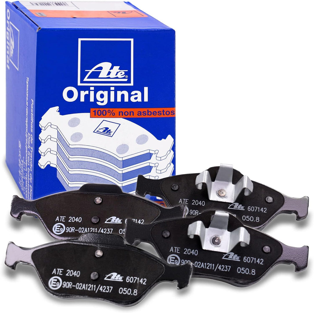 ATE Bremsenset Vorderachse inkl. Bremsscheiben vorne Ø 258 mm belüftet und Bremsbeläge vorne Kompati