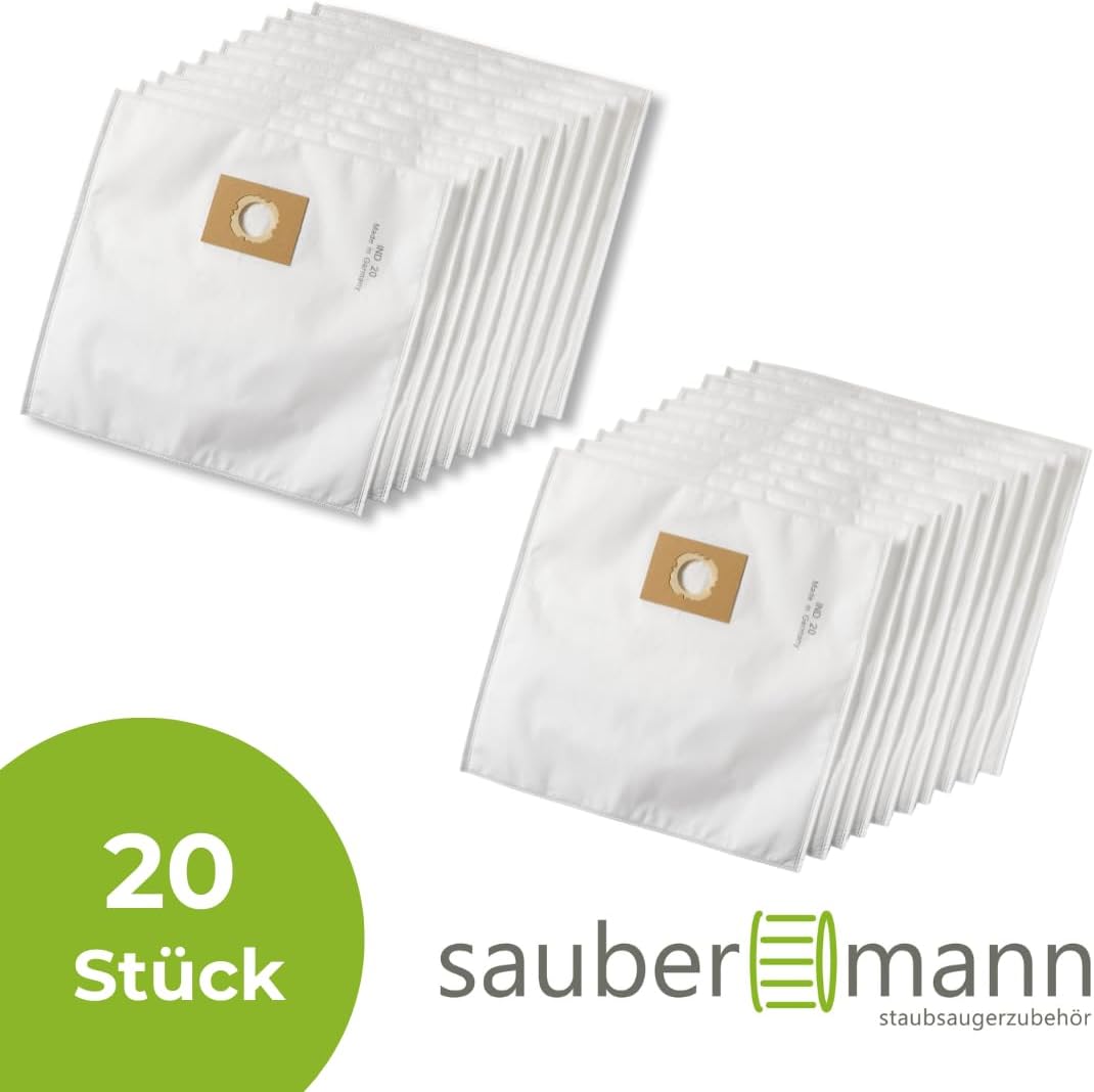 Premium Staubsaugerbeutel aus Vlies geeignet für Parkside - PNTS 1300 / PNTS 1400 / PNTS 1500 - "Mad