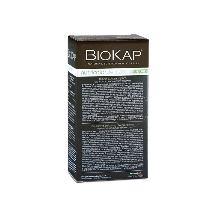 BIOKAP RAPID Permanente Haarfarbe 5.34 Honig Kastanienbraun | NUR 10 MINUTEN EINWIRKZEIT | Bio Argan