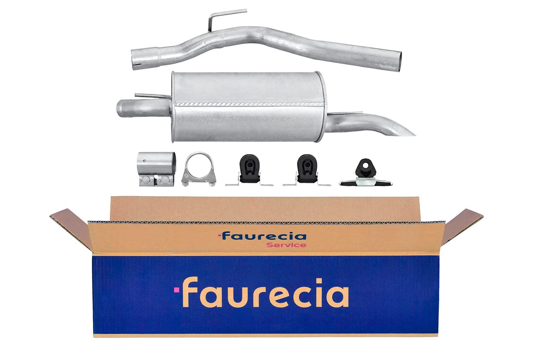 HELLA 8LD 366 036-591 Endschalldämpfer - Easy2Fit® Kit - hinten - zweiteilig - Set mit Anbauteilen