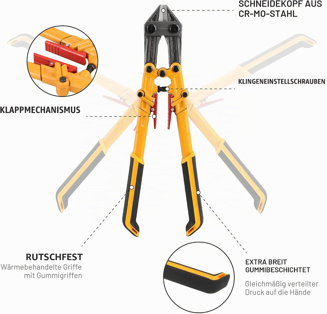Olympia Tools Power Grip Bolzenschneider 39-114 14" 14-Inch, 14-Inch