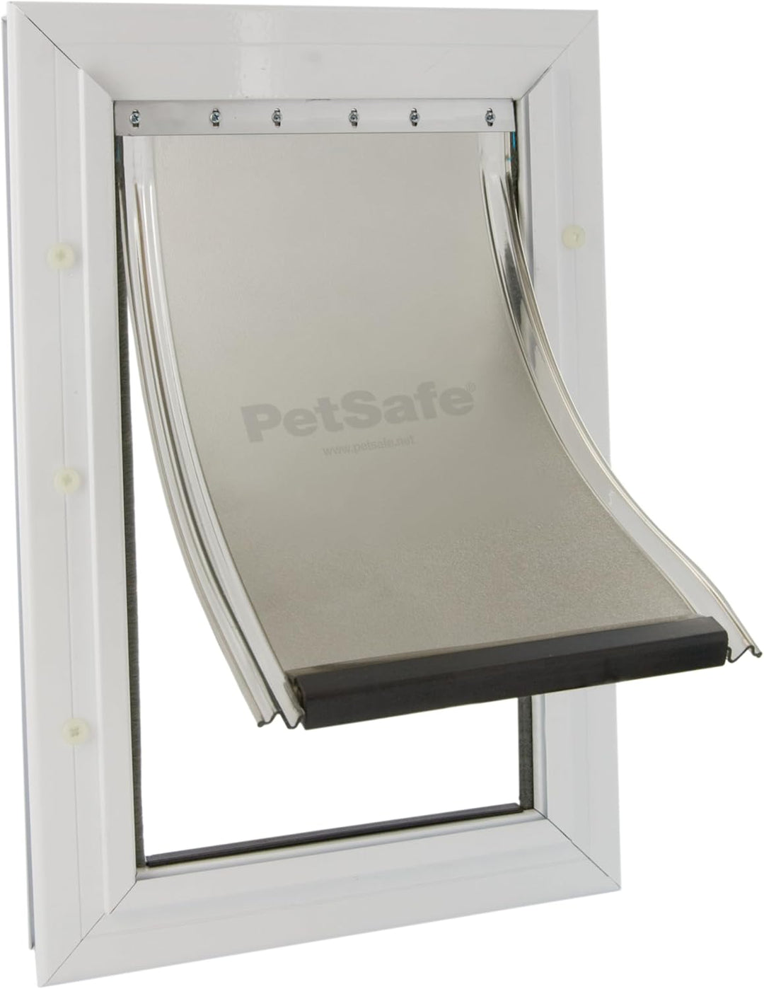 PetSafe Staywell Aluminium Hundeklappe, Langlebiger Aluminium-Rahmen, Magnetverschluss, Für Hunde bi
