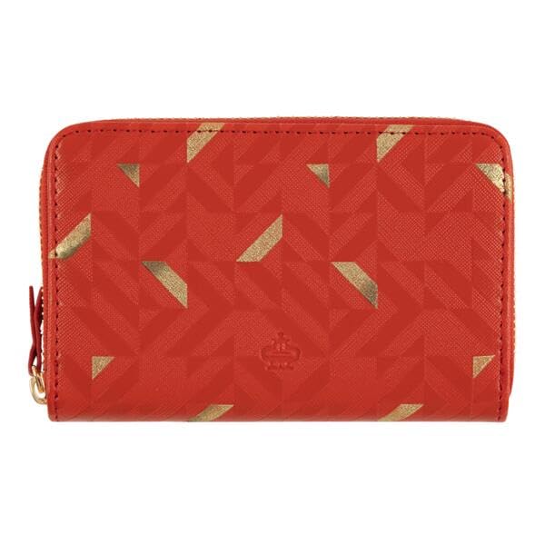 DRAEGER PARIS 1886 Damen Rot und Gold Geldbörse