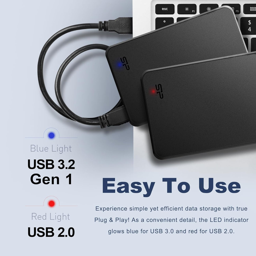 Silicon Power Externes SSD-Laufwerk 1TB Schwarz, 1TB Schwarz