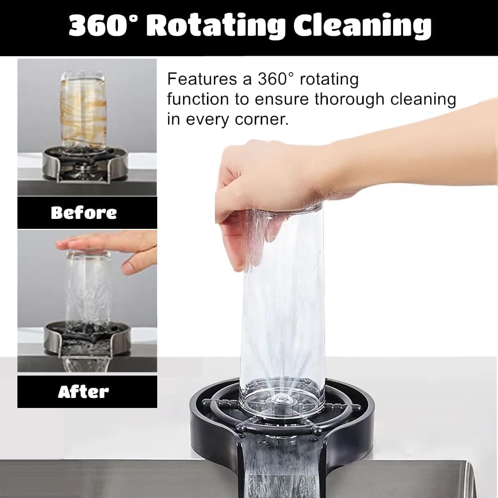 Edelstahl Cup Washer, Bar Glass Rinser Wasserhahn Head Rinser Washer Steaming Pitcher für Bierglas K