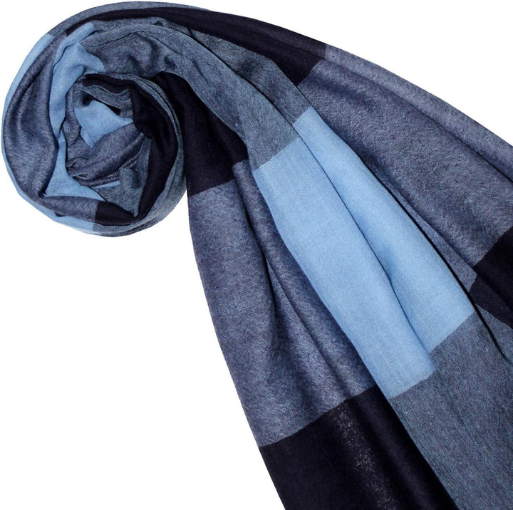 Lorenzo Cana Damen Pashmina Schal Schaltuch 50% Kaschmir 50% Wolle Stola Tuch Umschlagtuch Uni Damen