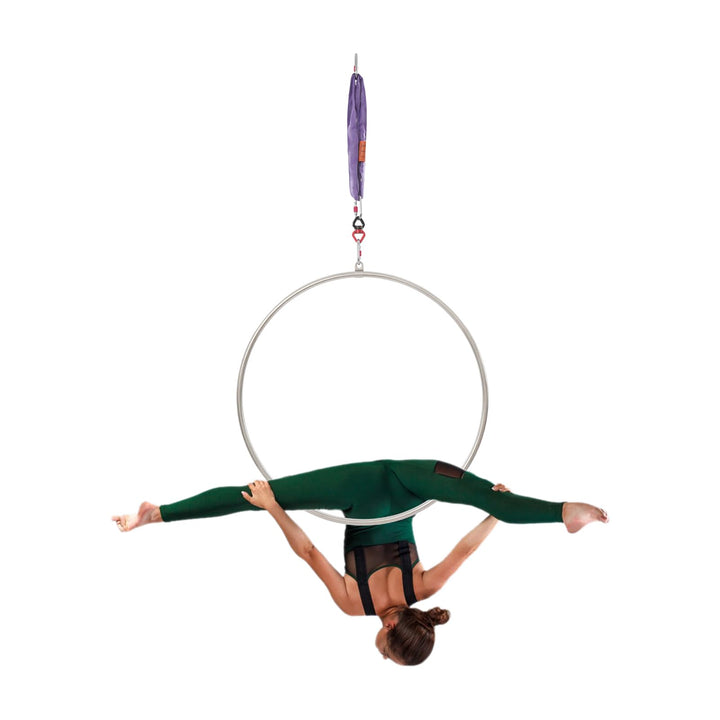 Aerial Hoop Set, 95cm Aerial Lyra Hoop mit kompletter Rigging Hardware, 1 Tonnen-Sicherheitssystem E