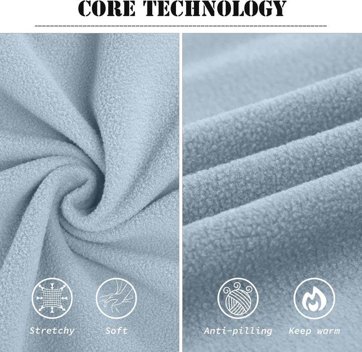 33,000ft Damen Fleece Pullover mit Halbreissverschluss Fleeceshirt Winter Warm Ski-Pullover Microfle