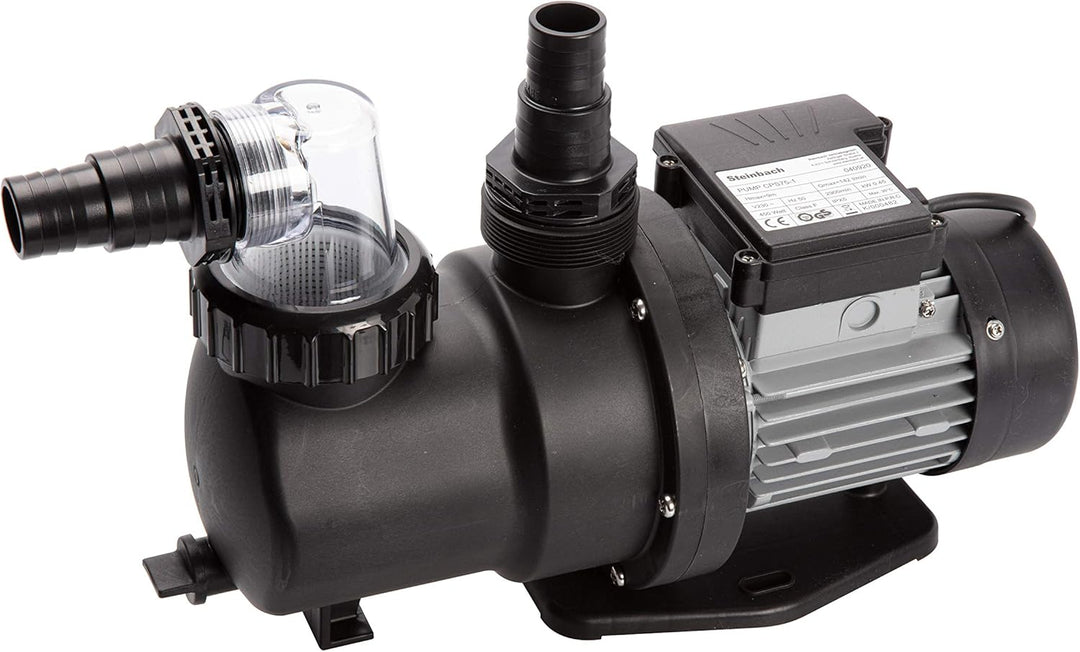 Steinbach Filterpumpe SPS 75-1, selbstsaugend, 230 V/450 W & Filter Balls – 040050 – Reinigende Filt