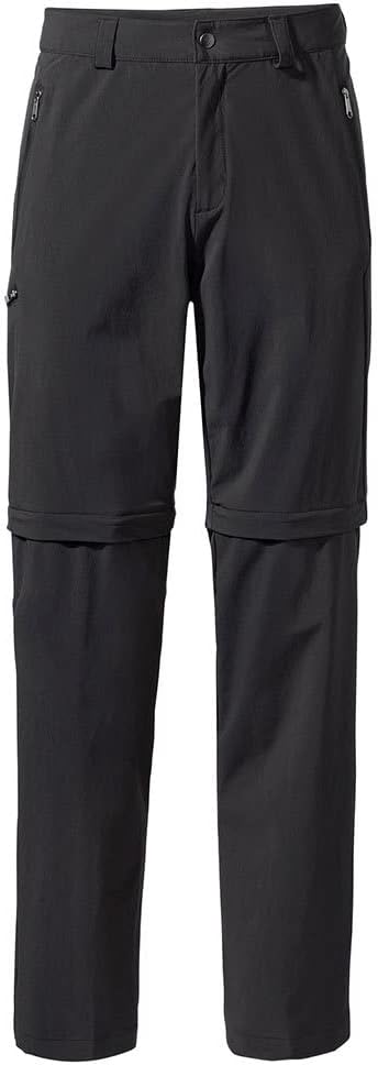 VAUDE Wanderhose Herren Farley Stretch Zip-Off Pants II Schwarz Grösse 60-Long, wasserabweisende Her