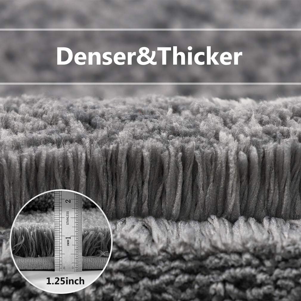 Badematte Rutschfest Badteppich Extra Lange Verdickt Badezimmerteppich Weich Badeteppich Flauschige