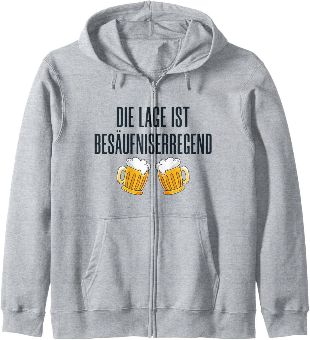 Die Lage ist besäufniserregend Büro Arbeits Kapuzenjacke