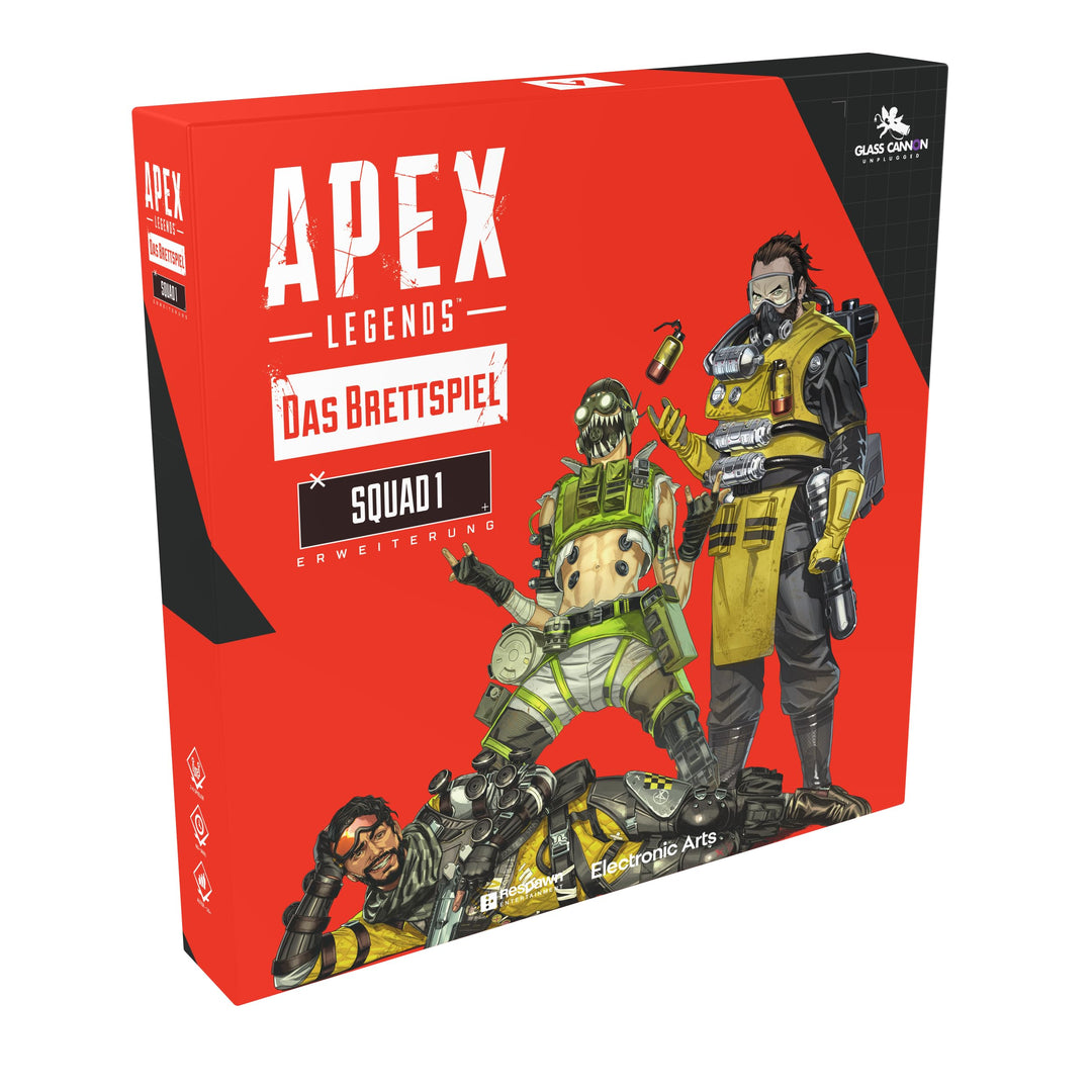Apex Legends: Das Brettspiel – Squad 1 Erweiterung – 6 Neue Legenden mit Miniaturen, Karten & Spezia
