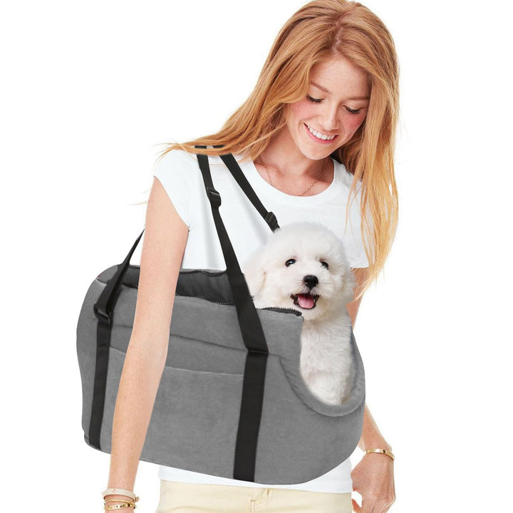 PETCUTE Transporttasche mit Schultergurt für Hunde, für Reisen, für Hunde und Katzen, kleine Haustie