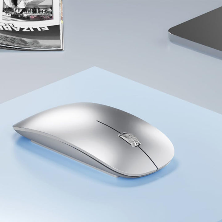 Uiosmuph U30 Bluetooth Maus Kabellose, Wiederaufladbare Leise (BT5.1+ BT5.1+ USB) Funkmaus Laptop Wi