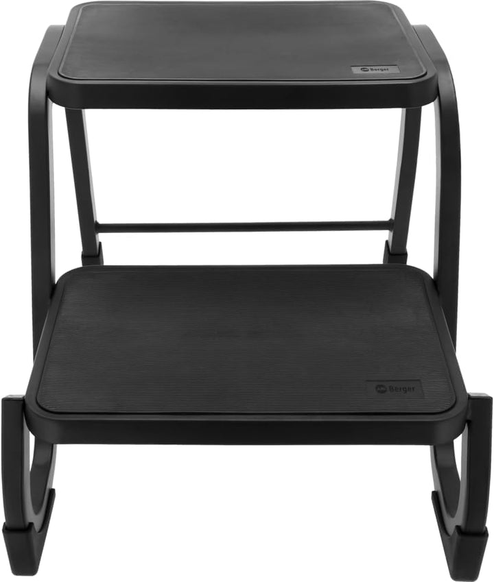 BERGER Shift Blackline Doppeltritt | Robuste Camping Trittstufe bis 150 kg