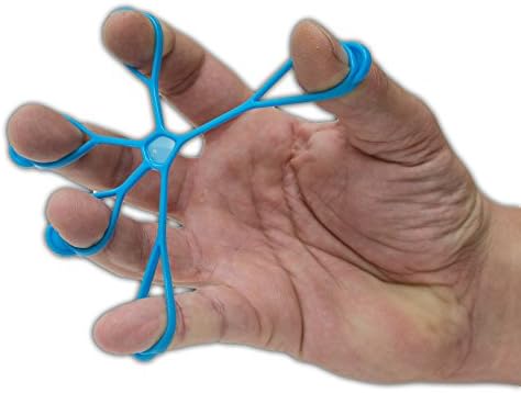 AFH Finger Expander | Hand Exerciser | 3er Pack | stark (grün), sehr stark (blau) und extra stark (s